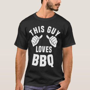 Camiseta Esse Cara Ama Fantasia De Churrasco Engraçado Fuma