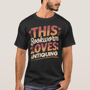 Camiseta Esse Caramujo de Livros Ama Antiguidades Achados