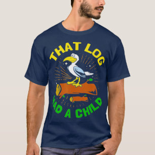 Camiseta Esse Diário Tinha Um Seagull Engraçado Para Cria