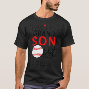 Camiseta Esse É Meu Avô Lá Fora Baseball Para A Avó _