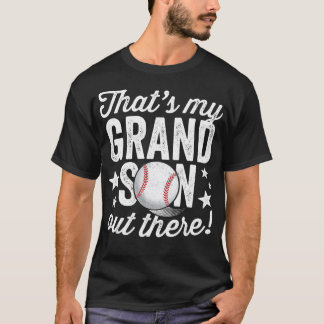 Camiseta Esse É Meu Avô Lá Fora Vovó Baseball