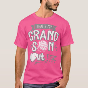 Camiseta Esse É Meu Avô Lá Fora Vovó De Voleibol