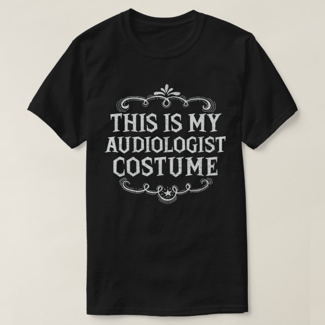 Camiseta Esse É Meu Falso de Audiologista Fantasia Divertid (Frente do Design)
