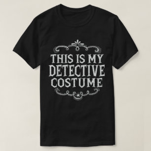 Camiseta Esse É Meu Fantasmas de Detetive Divertido Hallowe