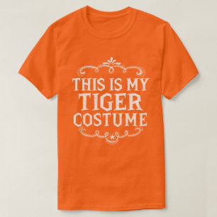 Camiseta Esse É Meu Fantasme de Tigre Engraçado Preguiçoso