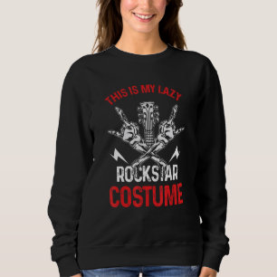 Camiseta Esse É Meu Fantástico Traje de Rockstar Preguiçoso