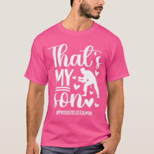 Camiseta Esse É Meu Filho Jiu-Jitsu Mãe Jiu-Jitsu Fighter M