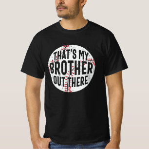 Camiseta Esse é Meu Irmão Lá Fora   irmão beisebol