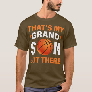Camiseta Esse é meu neto lá fora, bola de basquete.