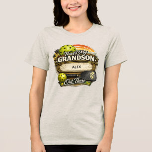 Camiseta Esse é Meu Neto Lá Fora Presente de Pickleball
