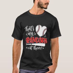 Camiseta Esse é meu neto lá fora, vovôs beisebol