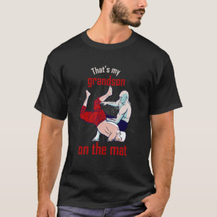 Camiseta Esse é meu neto na Luta de esporte do Mat