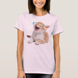 Camiseta Esse é o gato engraçado e engraçado dele.