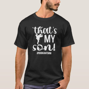 Camiseta Esse é o meu filho orgulhoso Karate Mãe Karate M