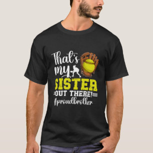 Camiseta Esse É O Meu Irmão De Um Softball C