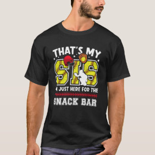 Camiseta Esse é o meu irmão do softball apanhador de softba