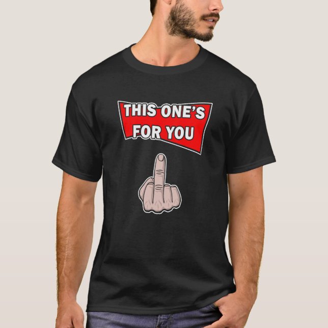 Camiseta Esse É Para Você Dedo do Meio (Frente)