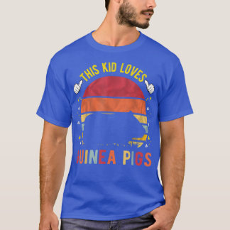 Camiseta Esse garoto ama Guiné, porcos e garotas Guiné P
