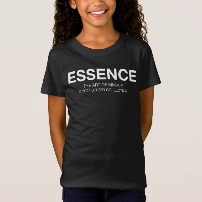 Camiseta ESSENCE  Minimalist Typography (Frente)