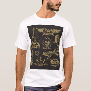 Camiseta Essência da música rock endêmica