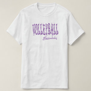 Camiseta Essenciais de Volei (roxo)