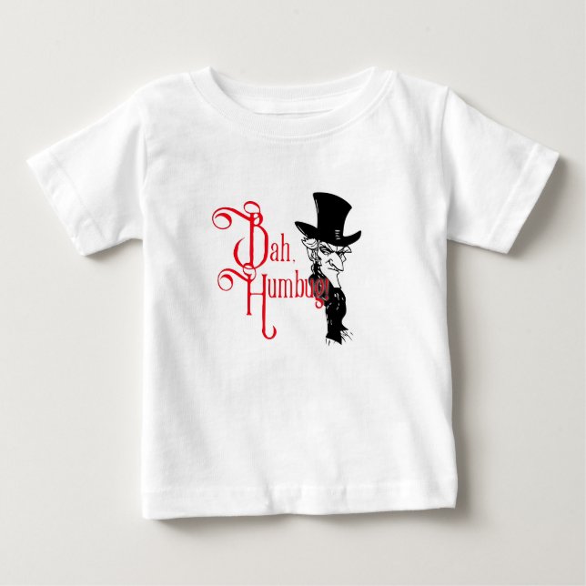 Camiseta essencial Bah Humbug Scrooge (Frente)