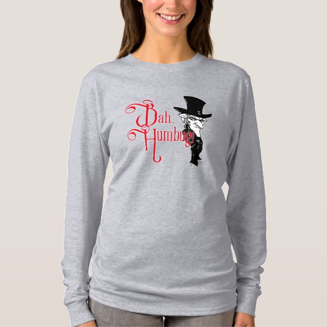 Camiseta essencial Bah Humbug Scrooge (Frente)