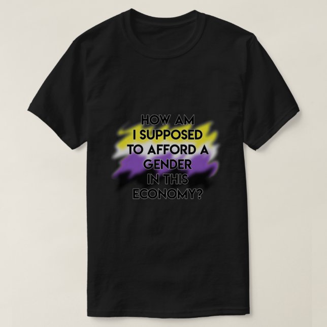 Camiseta Essencial de Afordabilidade do Orgulho Nã (Frente do Design)