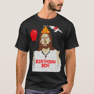 Camiseta Essencial de Natal Menino de Aniversário