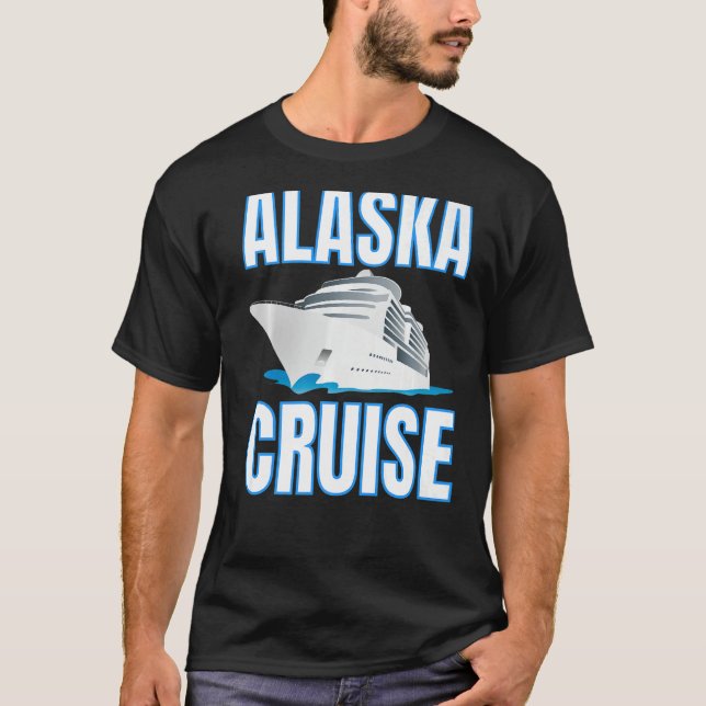 Camiseta Essencial Do Alaska Cruise E Visto Para O Cruzeiro (Frente)