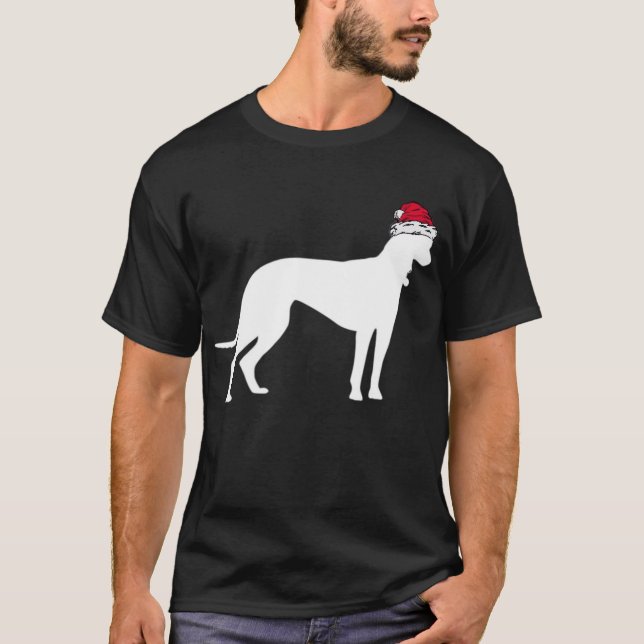 Camiseta essencial Greyhound Christmas (Frente)