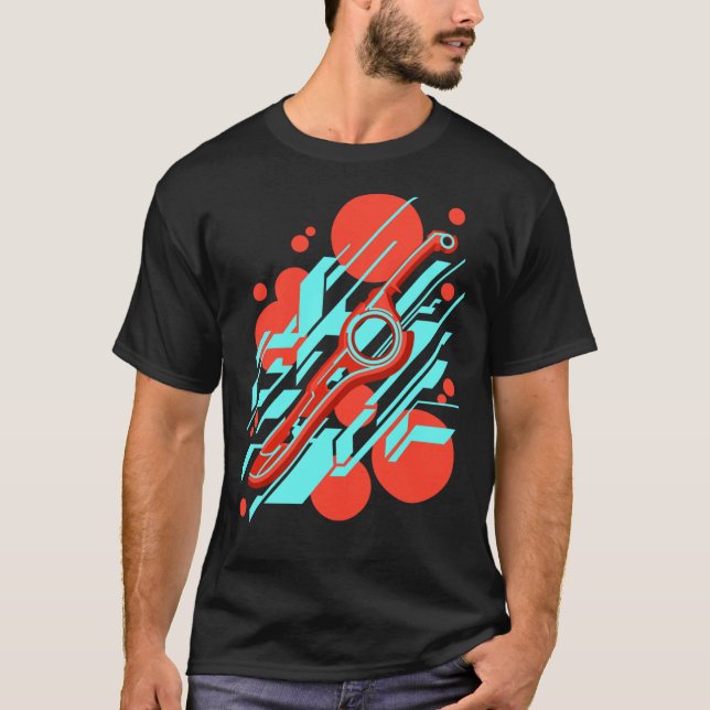Camiseta Essencial Monado Abstrato (Frente)