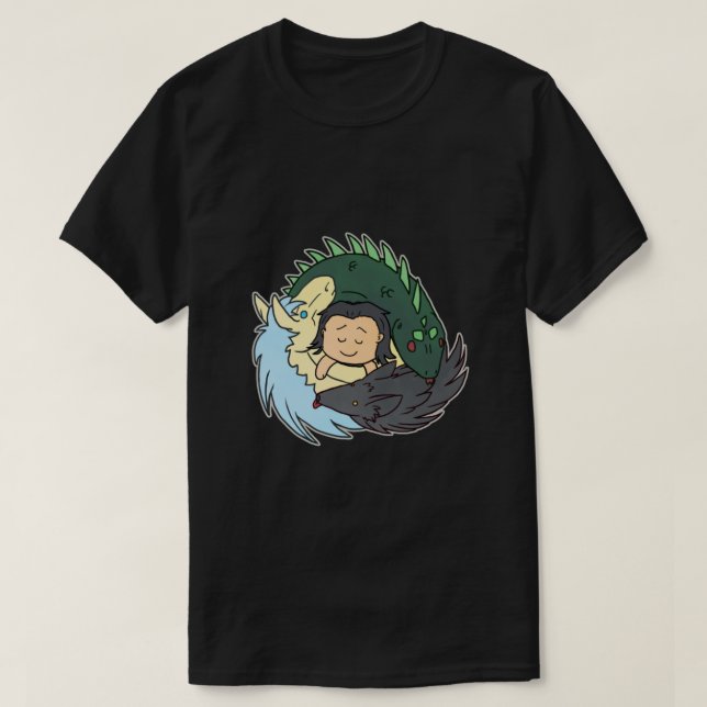 Camiseta Essencial para o tempo da família Loki (Frente do Design)