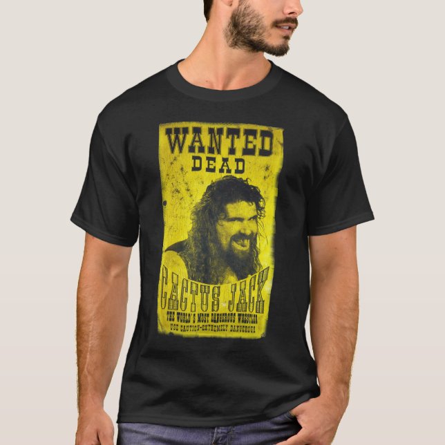 Camiseta Essencial Poster de Cactus Jack (Frente)
