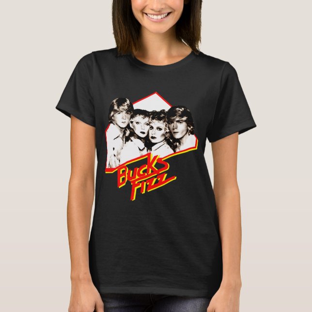 Camiseta essencial Silhouette Face Pop Group Music (Frente)