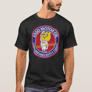 Camiseta Esso Happy Motorando Vintage - Sinal clássico de T