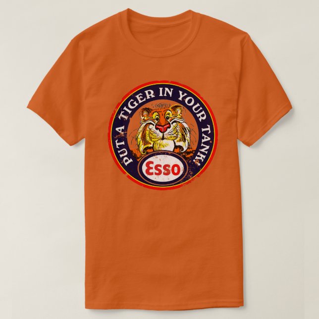 Camiseta Esso Tiger (Frente do Design)