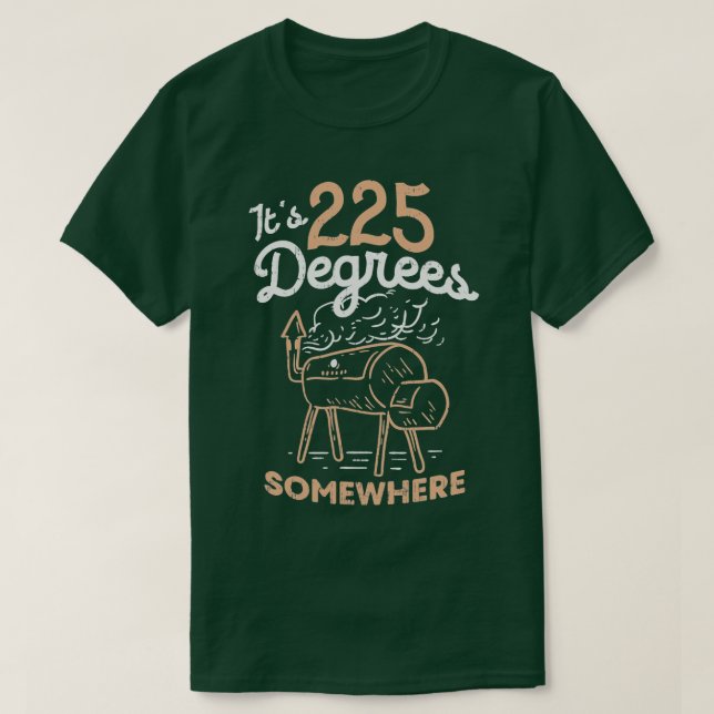Camiseta Está 225 Graus em Algum Lugar (Frente do Design)