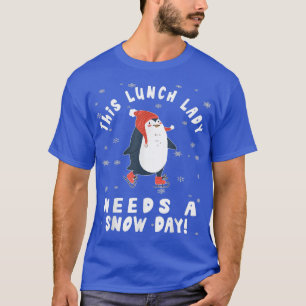 Camiseta Esta Almoçadora Precisa De Um Pengu De Patinação D