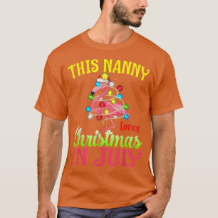 Camiseta Esta Ama Adora O Natal Em Julho Flamingo