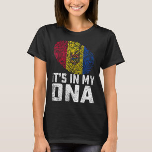 Camiseta Está angustiado. Está no meu Dna Moldova Flag Men