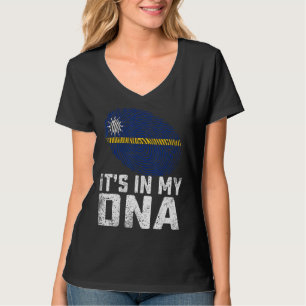 Camiseta Está angustiado. Está no meu Dna Nauru Flag Men