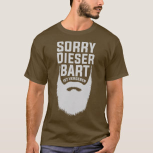 Camiseta Esta barba ficou Hipster, barba engraçada 1
