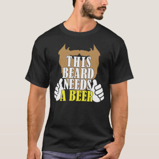 Camiseta Esta barba precisa de cerveja