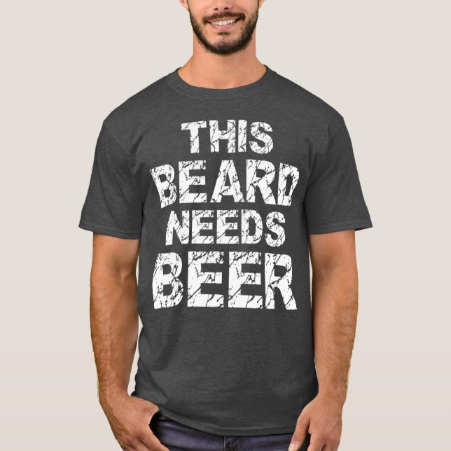 Camiseta Esta Barba Precisa De Um Presente De Barba Engraça (Frente)