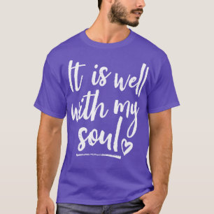 Camiseta Está Bem Com A Minha Alma Branca