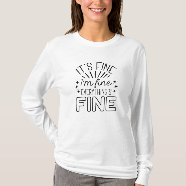 Camiseta Está bem, estou bem (Frente)