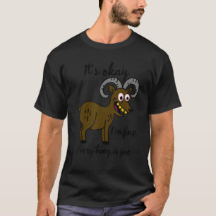 Camiseta Está bem, estou bem, está tudo bem.