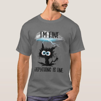 Camiseta Está bem, estou bem. Está tudo bem.