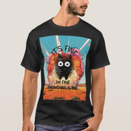 Camiseta Está bem, estou bem. Está tudo bem.
